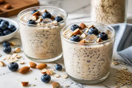 Havredrik med chia og vanilje