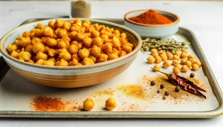 Sprøde kikærteknas med krydret paprika